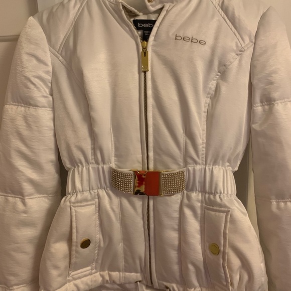 bebe Jackets & Blazers - White BEBE puffer coat